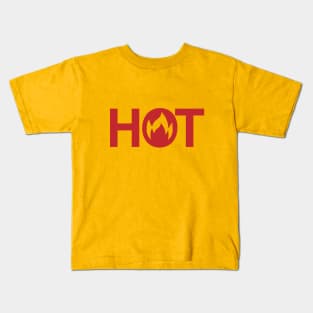 Hot being hot artsy Kids T-Shirt